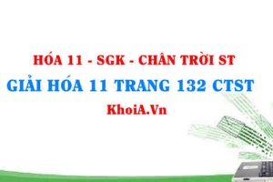 Giải Hóa 11 Chân trời Sáng tạo trang 132